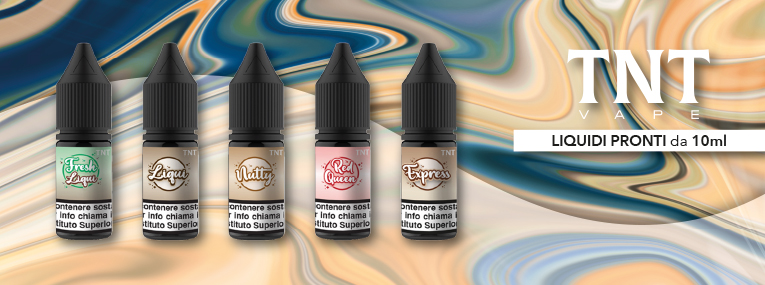 NEW Liquidi Pronti 10ml TNT Vape